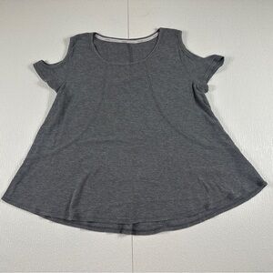 Calvin Klein Performance Gray Athletic Workout Top Womens XL